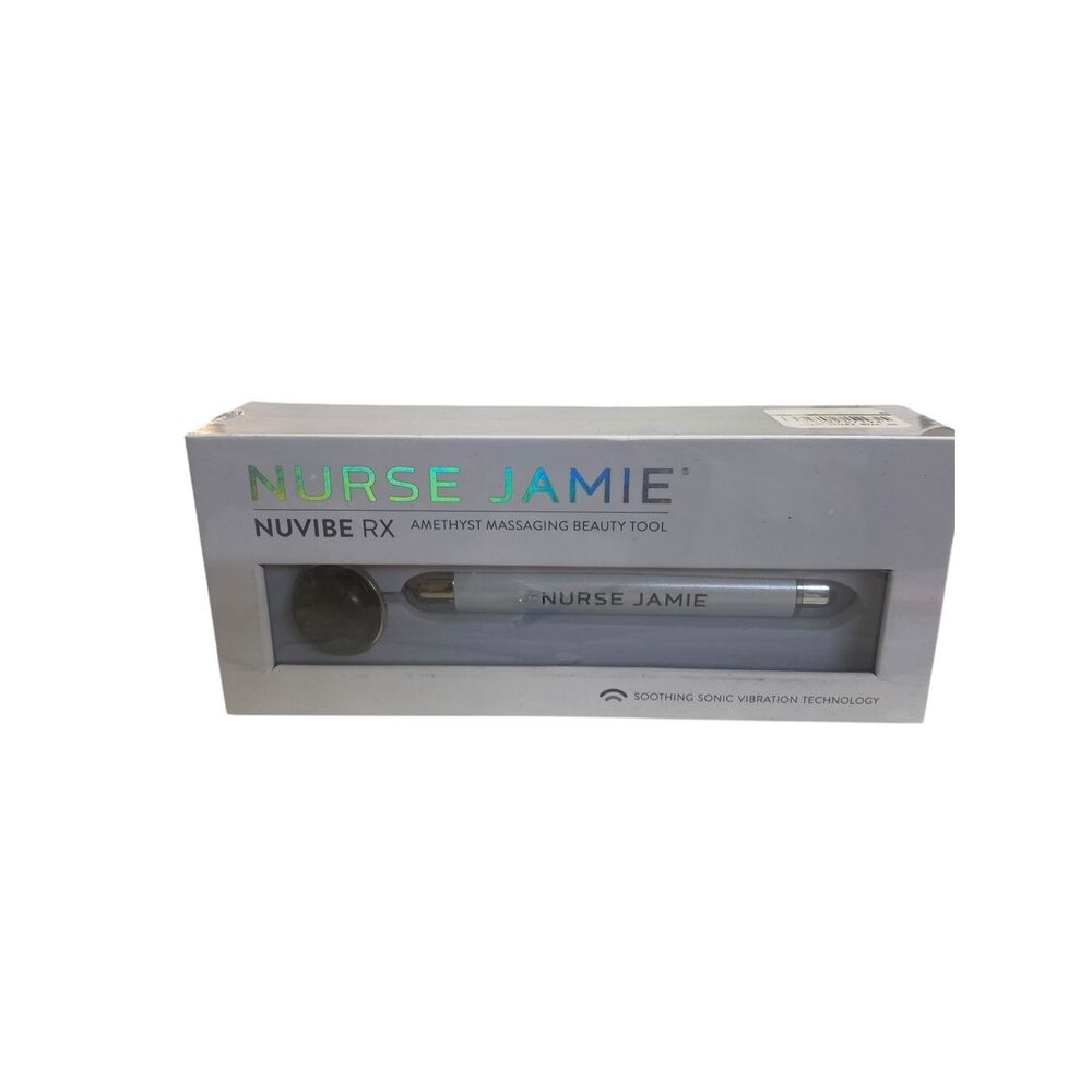 Nurse Jamie NuVibe‎ RX Amethyst Massaging Beauty Tool Facial Lifting Wand READ